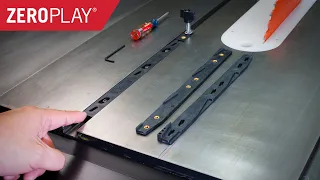 Faster Cross Cut Sleds with Hassle-Free Miter Bars with ZEROPLAY Miter Bars by MICROJIG