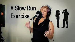 A Slow Run Exercise using Rise Up by Andra Day