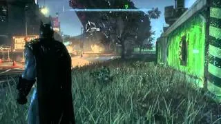 Batman Arkham knight : Getting riddlers trophy in the container