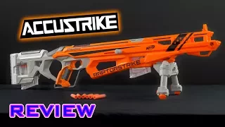 [REVIEW] Nerf Accustrike Raptorstrike Unboxing, Review, & Firing Demo