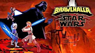 *4K* STAR WARS x BRAWLHALLA UNSCRIPTED REVIEW | ADG Plays & Highlight Review