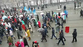 Екатеринбург, демонстрация парад, в Пасху, 28.04.19