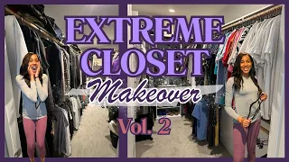 Satisfying Closet Makeover | Messy Closet Transformation | Extreme Declutter & Closet Organization