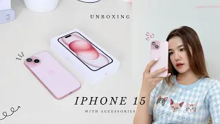 iPhone 15 Pink: Unboxing & Accessories