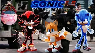 Sonic The Hedgehog Movie 4 (2026) clip 3/10 sonic vs shadow and tails and g.u.n back[fan made scene]
