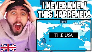 Brit Reacts to The United States of America - Summary on a Map