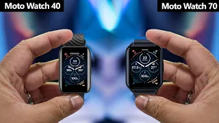 Which Looks Better? : Moto Watch 40 Vs Moto Watch 70