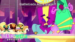 Battletoads Act 4 Stage 1 "Gut Reaction" Dark Queen Platforming Level. Playthrough on Xbox One.