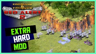 Red Alert 2 | Extra Hard Mod |  Journey to Ultimate Victory! | 1 vs 7 brutal ai