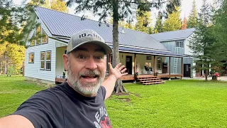 Finally FINISHED the SIDING! - Building or Off Grid House