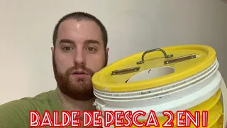 Balde de pesca 2 en 1