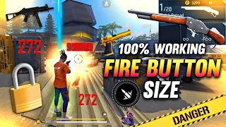 Powerfull Fire Button Size For Headshot 😱 || Best Fire Button Size After Update || OB44 Sensitivity