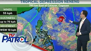 Update tungkol sa tropical depression Neneng | TV Patrol