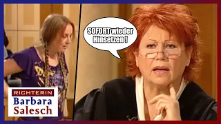 Nebenklägerin KENNT KEIN BENEHMEN 😡​ B.Salesch greift ein | Richterin Barbara Salesch | SAT.1