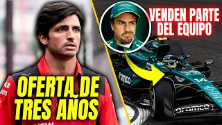 CARLOS SAINZ GETS THREE-YEAR OFFER FROM AUDI | STROLL TO SELL PART OF ASTON MARTIN