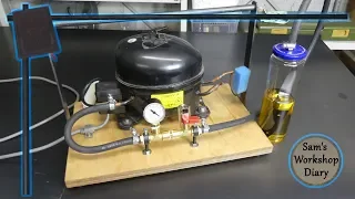 Vacuum Pump from Fridge Compressor