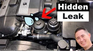 Coolant leak under intake manifold - Older BMW's with Inline 6.