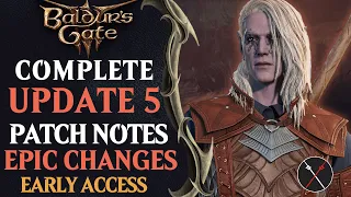 Baldur’s Gate 3 Update 5 Complete Patch Notes: Combat Mechanics, Gameplay Improvements, And More!