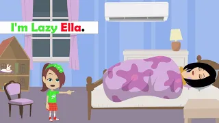 Lazy Ella's mom |Vyond| |animation video| |2d anime|