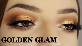 Classic Brown Glitter Eye Makeup Tutorial | Makeupartist Najla