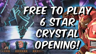 Free To Play 6 Star Crystal Opening #5 - NO AEGON OR GHOST PLEASE!! - Marvel Contest of Champions