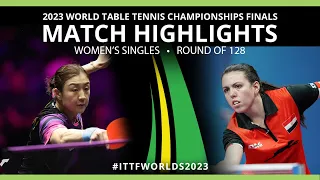 Chen Meng vs Yousra Helmy | WS R128 | 2023 ITTF World Table Tennis Championships Finals