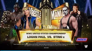 WWE 2K24 US & MI Titles Unified Ladder Match at WrestleMania VI