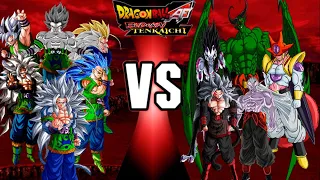 goku (all forms) vs villanos de af Dragon Ball Z Budokai Tenkaichi 3 AF
