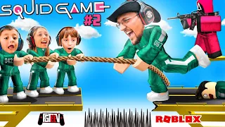 SQUID GAME Split My Family on Different TEAMS! (FGTeeV ROBLOX Red Light Green Light pt 2 Chapter 4)