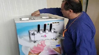 MISE EN ROUTE machine a glace à l'italienne made in France