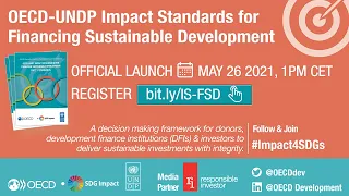Launch of the OECD-UNDP Impact Standards for Financing Sustainable Development