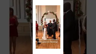 Groom interrupted his wedding and shows video of bride cheating