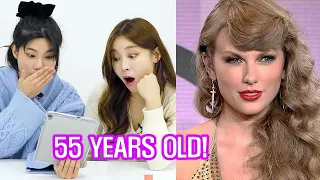 Korean Youtubers Try To Guess Western Celebrity Ages!