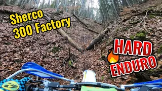 Unusual Hard Enduro in winter Sherco 300 Factory