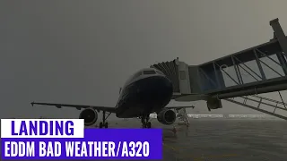 MSFS Bad Weather Landing At EDDM In Fenix A320