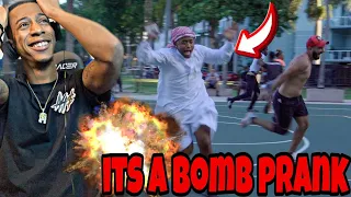 SMOOTH GIO Arab Bomb Prank In The Most Dangerous City (REACTION)