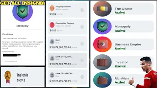 How to get all Insignia in Business Empire Richman||business empire richman mod apk