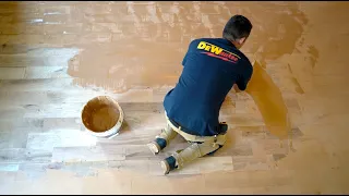 Covering My NEW Hardwood Floors with Filler - Sanding Prep