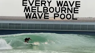 Every wave during an URBN surf set in Melbourne on ADVANCED
