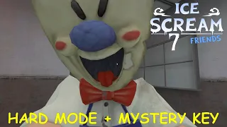 Ice Scream 7 Friends Hard Mode Gameplay + Mystery Key