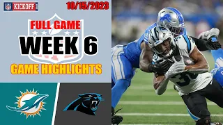 Miami Dolphins vs Carolina Panthers FULL GAME HIGHLIGHTS | 2023 Week 6 10/15/2023