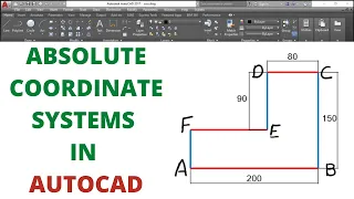 ABSOLUTE COORDINATE SYSTEMS IN AUTOCAD