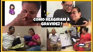 ✨REAÇÃO DA FAMÍLIA COM A GRAVIDEZ!✨ (muito chororo)