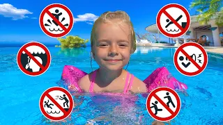 Anabella and Bogdan Learn the  Rules of Conduct in the Pool and Sea