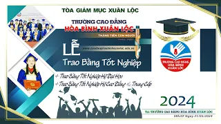 🔴( HBXL ) Trao Bằng Cử Nhân Đại Học Hệ Giáo Dục Mần Non 2024