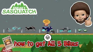 Sneaky Sasquatch - How to get all 5 bikes