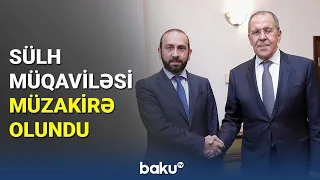 Sülh müqaviləsi müzakirə olundu - BAKU TV