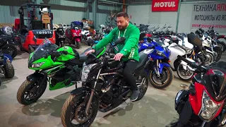 Подбор дорожного мотоцикла 400-600 кубов Kawasaki ER 4N - Kawasaki ER 6N -Kawasaki NINJA 400