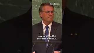 Bolsonaro fala sobre "preservação" da Amazônia em discurso na ONU