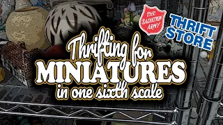 Thrifting at 3 Different Salvation Army Thrift Stores for Miniatures
